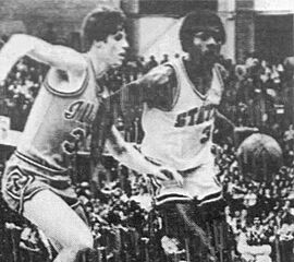 Magic Johnson with Michigan State, February 1979