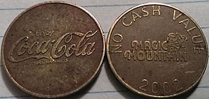 Magic Mountain 2002 tokens