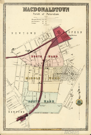 Map Macdonaldtown 1886-1889 Map 1193-24A-Macdonaldtownf