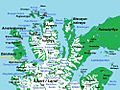 Map of Albert I Land north