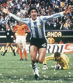 Mario Kempes Argentina vs. Holanda