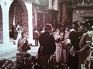 Market in Sant Feliu de Guíxols