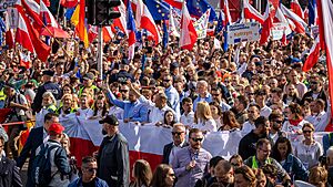 Marsz Miliona Serc – Tusk, Trzaskowski, Kołodziejczak