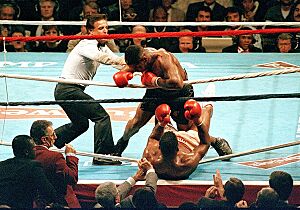 Mike tyson knocks out tyrell biggs