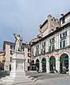 Monumento alla Bella Italia torre bruciata Piazza Loggia a Brescia