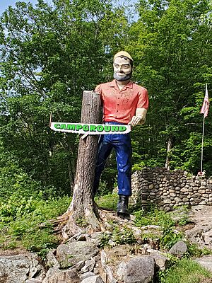 Muffler man in lake luzerne NY