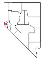 Location of Crystal Bay, Nevada