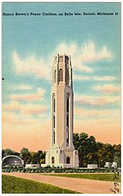Nancy Brown's Peace Carillon, on Belle Isle, Detroit, Michigan (72688)