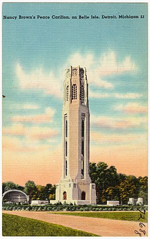 Nancy Brown's Peace Carillon, on Belle Isle, Detroit, Michigan (72688)
