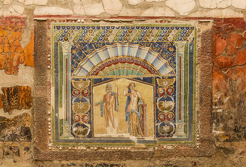 Neptune Amphitrite mosaic Herculaneum
