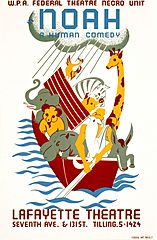 Noah, a human comedy, WPA poster, 1936