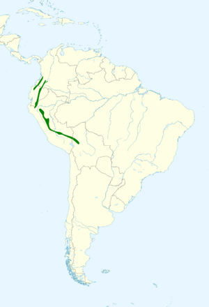 Odontorchilus branickii map.svg