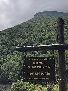 Old Man of the Mountain profiler plaza