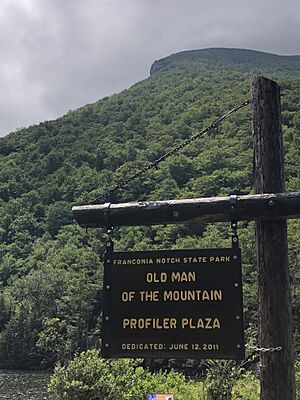 Old Man of the Mountain profiler plaza