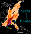 Opal 1995 rainfall