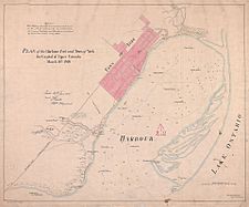 Plan of the harbour, fort and town of York, the capital of Upper Canada (March 16th, 1816)