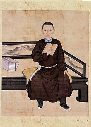 Prince Yinzhen (the future Yongzheng Emperor) Reading a Book