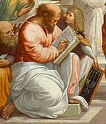 Pythagoras with tablet of ratios