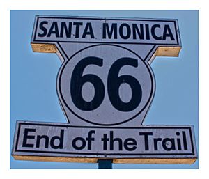 Route 66 Sign, Santa Monica Pier