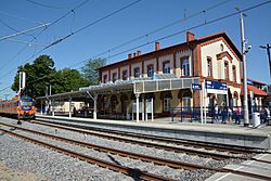 Train station in Rzepin