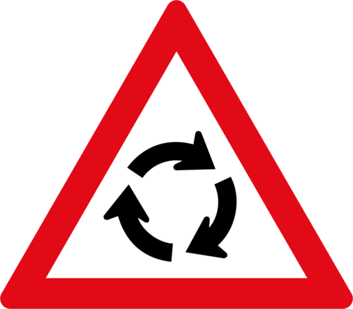 SADC road sign W201