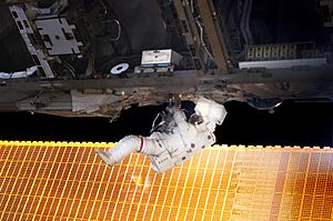 STS-114 Soichi Noguchi EVA-1