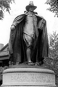 Samuel Chapin Statue, aka, The Puritan