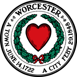 Seal of Worcester, Massachusetts