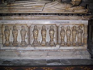 Sir John Giffard-children on tomb