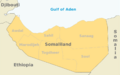 Somaliland map regions