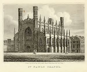 St Paul's Chapel, York Place, Edinburgh 1820