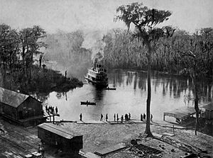 Steamboat approaching Silver Springs FL George Barker