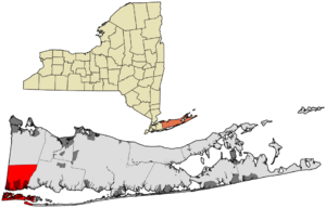 Location in Suffolk County