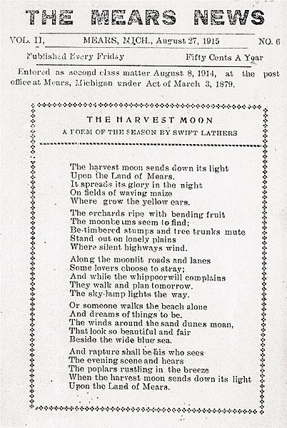 Swift Lathers' Harvest Moon