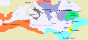 The Byzantine Empire, c.1180