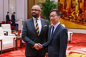 The Foreign Secretary, James Cleverly meets with Vice President Han Zheng in Beijing (53152358375)