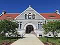 The Lithgow Library in the Winthrop Street Historic District, Augusta ME