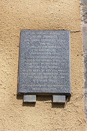 The memorial to Admiral Charles Douglas, Greyfriars Kirkyard