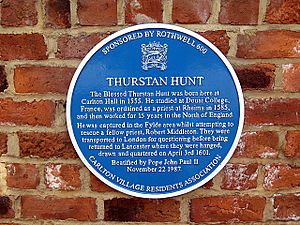Thurstan Hunt plaque - geograph.org.uk - 1316262