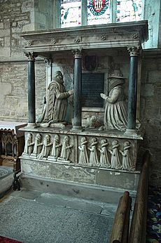 Tomb monument of Edward and Elizabeht Skynner of Ledbury Park Herefordshire