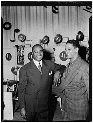 Trummy Young and Jimmie Lunceford, ca. early 1940s (William P. Gottlieb)