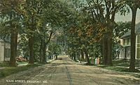View of Main Street, Freeport, ME
