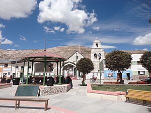 Vista de la plaza de turco