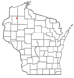 Location of Stinnett, Wisconsin