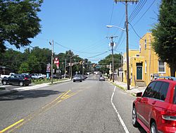 Center of the borough along East Main Street (CR 616)