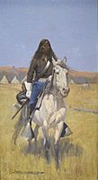 'Mounted Indian Scout' by Frederic Remington, Cincinnati Art Museum