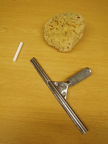 2005 squeegee sponge chalk