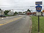 2018-05-18 11 23 59 View north along Middlesex County Route 535 (Washington Road) at Middlesex County Route 675 (Jernee Mill Road) and MacArthur Avenue in Sayreville, Middlesex County, New Jersey.jpg