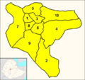 Addis Ababa (district map)
