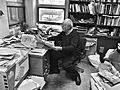 Alistair MacLeod in his office at the University of Windsor